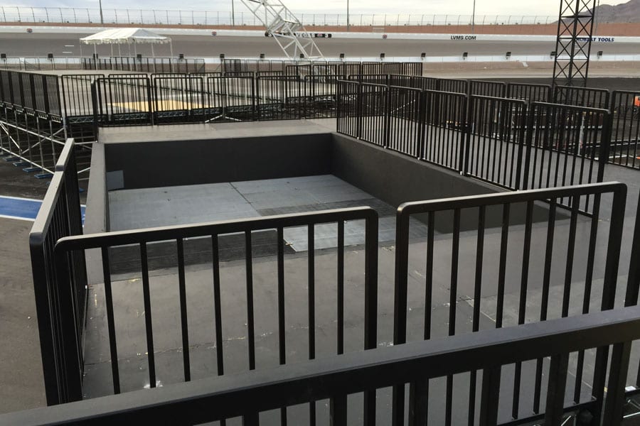 Custom Built Platforms With Guard Rails
