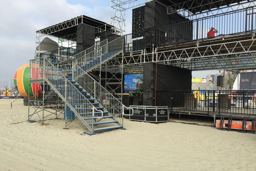 Custom Built Stairway To Platform