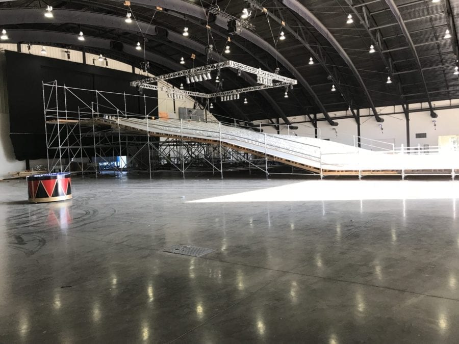Temporary Ramp For Sporting Event